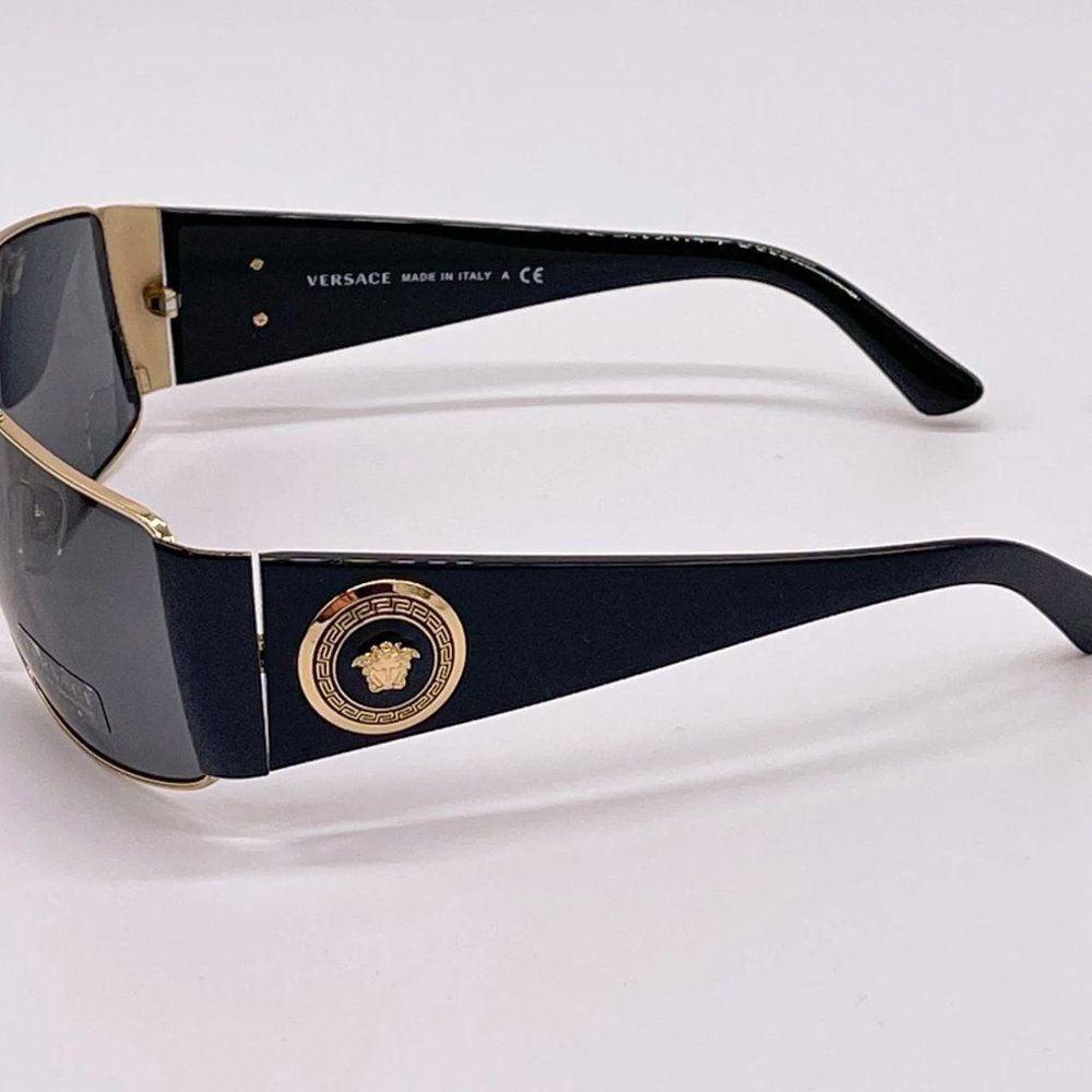 Versace Black and Gold Sunglasses